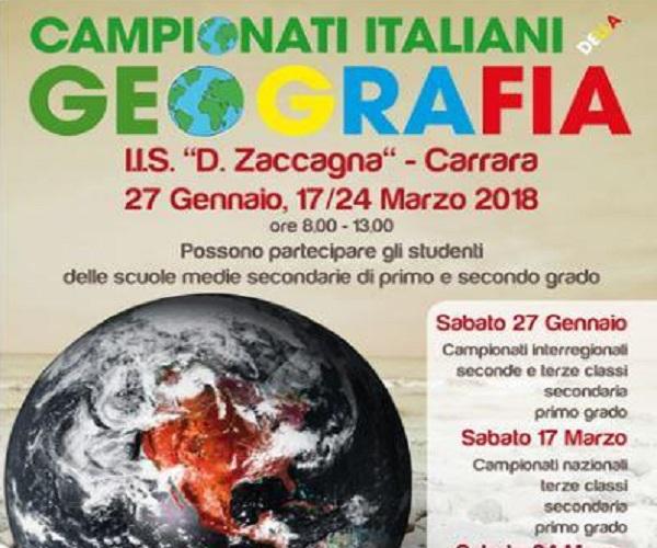 CAMPIONATI NAZIONALI DI GEOGRAFIA 2018 - STUDENTI SCUOLA SCIENZE UMANE FREUD