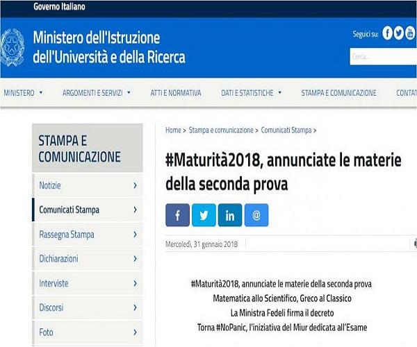 MATERIE DI ESAME A.S. 2017/18 - INFORMATICA E TURISMO - SCUOLA PARITARIA S. FREUD