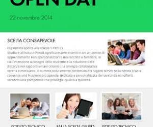 OPEN DAY ISTITUTO S. FREUD - 22 NOVEMBRE 2014 - VI ASPETTIAMO!