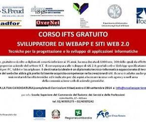 Corso IFTS gratuito: Sviluppatore di WebApp e siti Web 2.0 - Scuola Paritaria S. Freud
