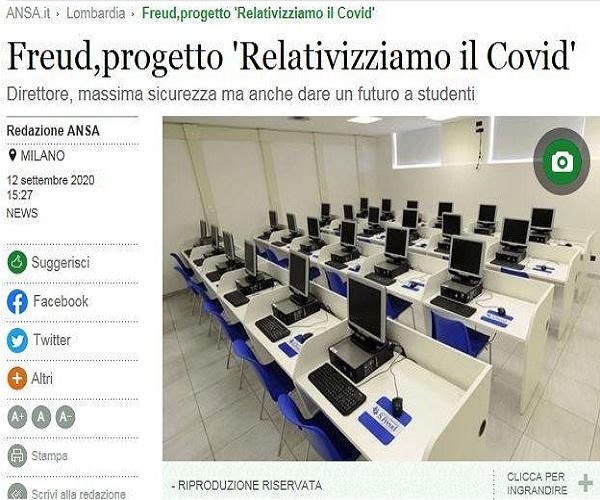 INTERVISTA  ANSA - SCUOLA FREUD: MAKE IT HAPPEN