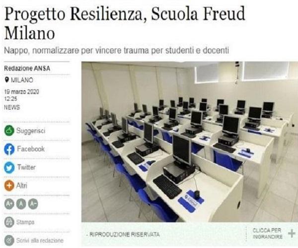 Progetto Resilienza, Scuola Freud Milano