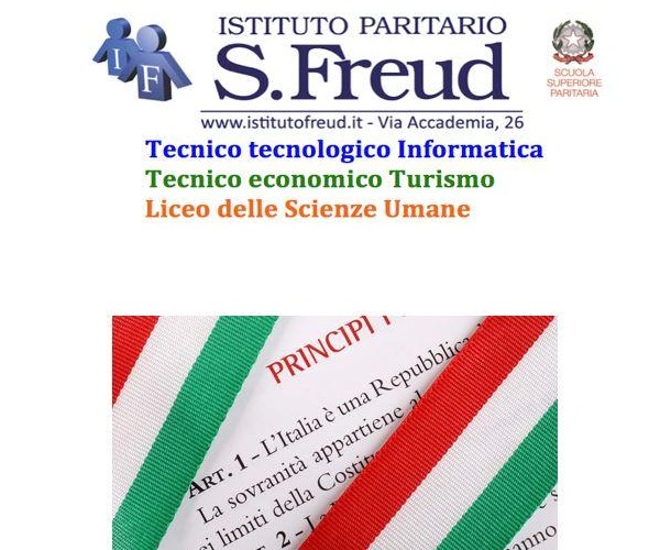 LA COSTITUZIONE ITALIANA COMPIE 70 ANNI - SCUOLA TECNICA INFORMATICA S. FREUD