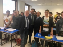 De Sanctis Ex Direttore generale USR Lombardia in visita al Freud - 24/05/2016 -