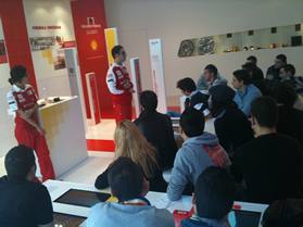 Uscita didattica laboratori della Ferrari 17/11/2010