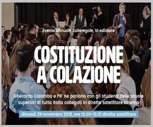 Uscita didattica - SULLEREGOLE - COSTITUZIONE A COLAZIONE - Scuola Paritaria S. Freud